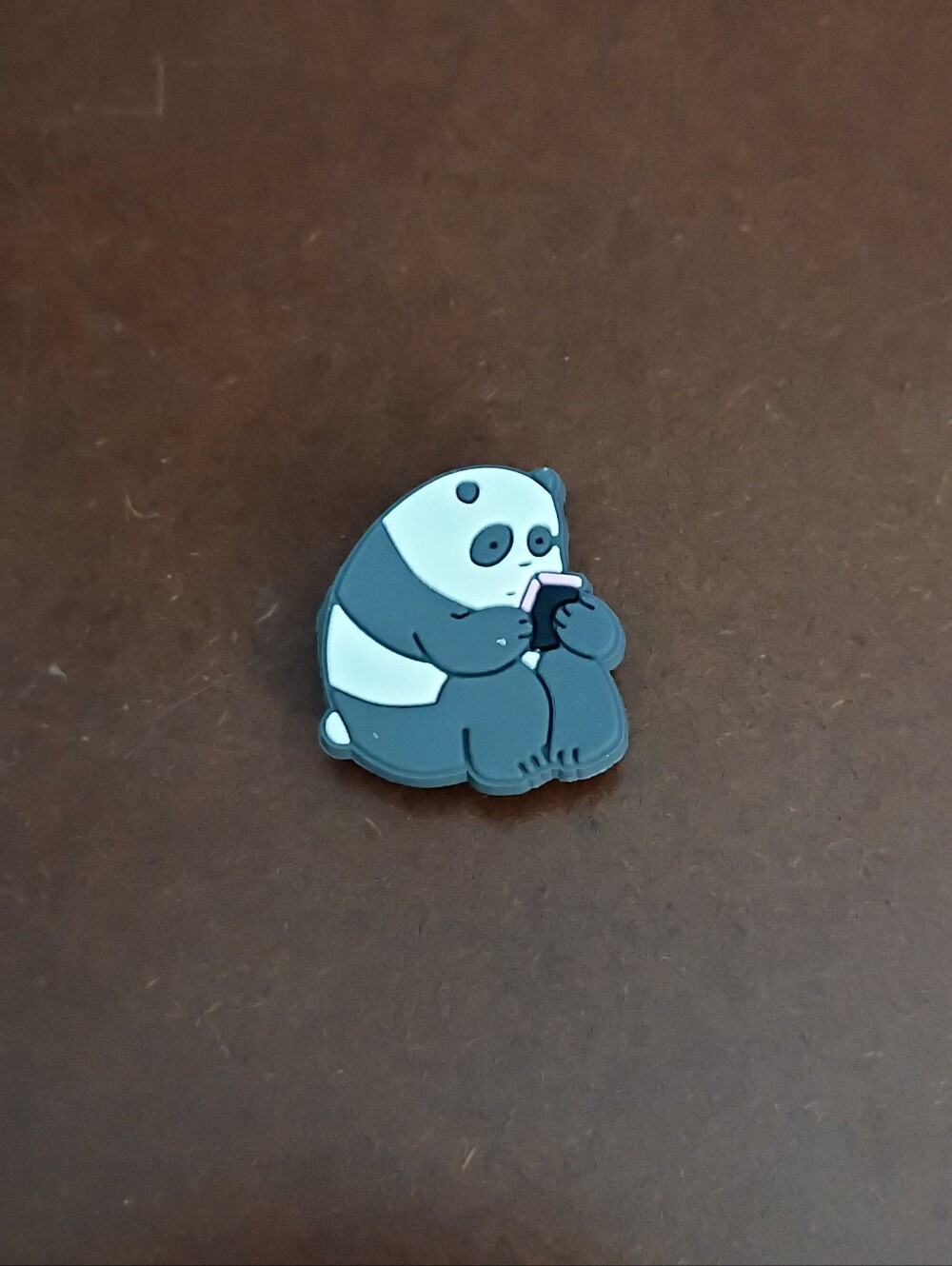10 for $10 Jibbitz Croc Charms - Ted - We Bare Bears - Panda Bear Reading